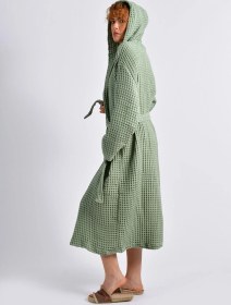 Resim Mint Waffle Gofre Bornoz Çok Renkli 