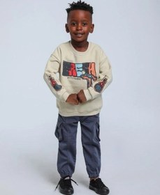 Resim Jack Lions Erkek Bebek Fresh Dokulu İnce Şardonlu 3 İplik Sweatshirt-14748 Bej 