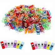 Resim 50 adet Canlı Dikiş Klipsi - Dayanıklı Akrilik ve Metal, Çeşitli Renkler, Quilting, El Sanatları ve Kumaş Tutma için Güçlü Kavrama - DIY Projeleri ve Dikiş Organizasyonu için İdeal, Dikiş Malzemeleri Aksesuarları 