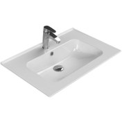 Resim Cerastyle Turkuaz Blue Etajerli Lavabo 70*47CM 