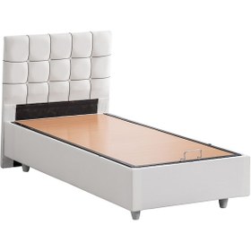 Resim Tavira İkili Set, Tavira Tek Kişilik Baza Başlık Seti Beyaz 120 x 200 