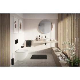Resim VitrA Origin A4512336 Lavabo Sifonu, T Tipi, Mat Siyah 