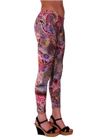 Resim Redhotbest Paisley Pattern Fashion Tight - Şal Desenli Tayt 