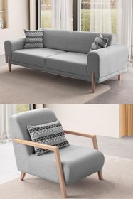 Resim Eymense Mocha Koltuk Takımı 3+1 