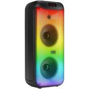 Resim MIKADO MD-40KP, 40W, BT/TWS/FM, RGB Aydinlatma, Toplanti, Parti, Açik Hava Speaker. Kablosuz Mikrofon Hediyeli 