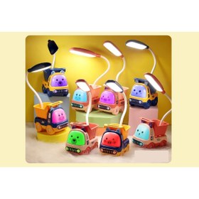 Resim hediyeconcepti Sevimli Mini Karikatür Kamyon Gece Ve Masa Lambası 