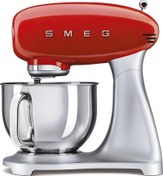 Resim SMF02RDEU Retro Kırmızı 800 Watt 4.8 Litre Stand Mikser smeg