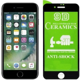 Resim Apple Uyumlu iPhone 7 Plus Tam Kaplayan Ekran Koruyucu 9D Seramik Cam (424070773) 