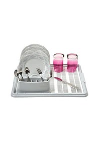 Resim Moonstar Hareketli Tabaklık Bulaşık Durulama Seti Gri-720 