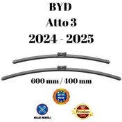 Resim Byd Atto 3 2024 2025 Uyumlu Ön Cam Silecek Süpürgesi Takımı 600/400mm Silbak Sb2416c 