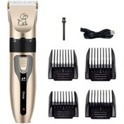 Resim Pet Saç Elektrikli Düzeltici Şarj Edilebilir Pet Köpek Kedi Düşük Gürültülü Saç Kesme Makinesi Bakım Tıraş Makinesi Kesim Makinesi Seti 7'li Set 