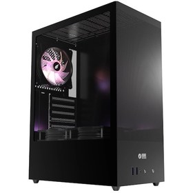 Resim Hawk Gaming Hc310 600w Rgb Mesh Micro Atx Mini Tower Siyah Gaming Oyuncu Kasa 