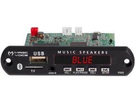 Resim Magicvoice Mp5 Usb-sd-mmc-bluetooth 12v-500ma Kumandalı Çevirici Dijital Video Player Board 