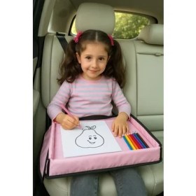 Resim Be Active Katlanabilir Pratik Çocuk Aktivite Masası Oto Koltuk Sehpası 