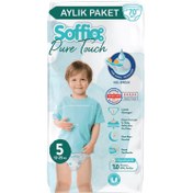 Resim Soffio Pure Touch Junior Çocuk Bezi 70 Adet 12-25 Kg 