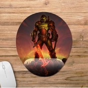 Resim Pixxa Doom Bilek Destekli Mousepad Model - 2 Oval 