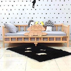 Resim Markaawm Sevimli Figürlü Montessori Yatak Çocuk Karyola 120X200 