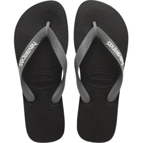 Resim Havaianas Siyah Erkek Plaj Terliği Top Logo Pop 
