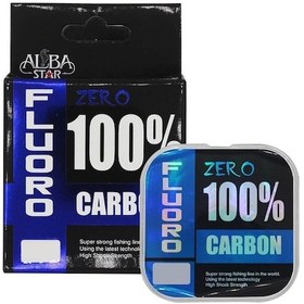 Resim Albastar Zero %100 Fluorocarbon Misina Clear 0.38Mm 25Mt 9.45Kg 