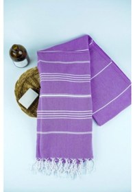 Resim Gelin Çeyiz Mor Peştemal 