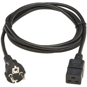 Resim 2 Metre 3x1.5mm² C19 To Schuko Güç Kablosu Iec Uzatma Power Kablosu 