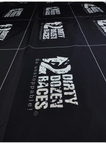 Resim Siyah Beyaz Su Geçirmez Kumaş 150x220cm -10665 Siyah 