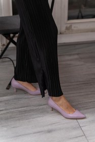 Resim Nell Lila Deri Stiletto 
