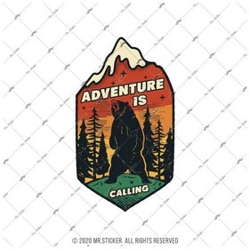 Resim Hbg74 Macera Cagiriyor Yazili Sticker 