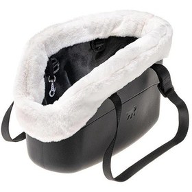 Resim Ferplast With Me Winter Kedi Köpek Taşıma Çantası Siyah 