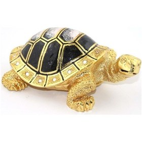 Resim Taşlı Kaplumbağa Figürü 