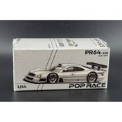 Resim HOT WHEELS Pop Race 1/64 CLK-GTR SILVER PR640158 