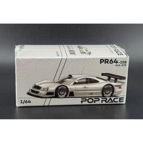 Resim HOT WHEELS Pop Race 1/64 CLK-GTR SILVER PR640158 