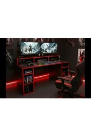 Resim Vivense Arena Rgb Işıklı Ledli Uzaktan Kumandalı Oyuncu Masası 