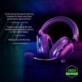 Resim Razer BlackShark V2 Pro (2023) - PC Premium Kablosuz E-Spor Kulaklığı (HyperClear Süper Geniş Bant Mikrofon, TriForce Titanyum 50mm Sürücü, HyperSpeed ​​Kablosuz, 70 Saat Pil) Beyaz 