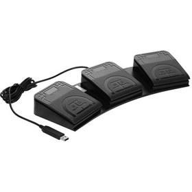 Resim Geeksen "fs2020u1 Usb Ayak Pedalı - Tıbbi Cihazlar Ve Bilgisayarlar İçin 3 Tuşlu Özelleştirilebilir Kontrol" 