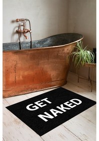 Resim Decomia Home Yıkanabilir Get Naked Banyo Halısı Banyo Paspası Tek Parça 60x100 Dc 8032 Standart Siyah 
