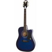 Resim Epiphone Pro-1 Ultra Elektro Akustik Gitar (Trans Blue) 