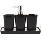 Resim Tmall Home Design Banyo Seti 4 PRÇ.SIYAH-101782 