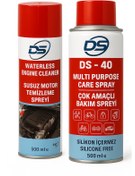 Resim Ds Motor Bakım Seti Susuz Motor Temizleyici + Multi Sprey 