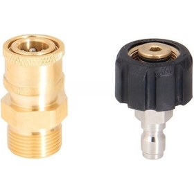 Resim Besthome1 M22 14 İç Çaplı 1/4 Hızlı Bağlantı Seti - Yüksek Basınçlı Temizleyici Boru Fıçısı Ve Parçalar Paketi 