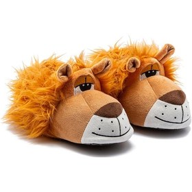 Resim Aslan Kadın, Garson Boy Hayvanlı Panduf Bej 36/41 Bej 