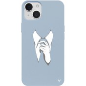 Resim iPhone 13 Kravat Telefon Kılıfı 
