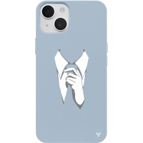 Resim iPhone 13 Kravat Telefon Kılıfı 