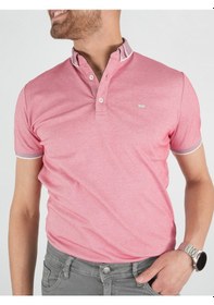 Resim Coonless Erkek Yakalı Pembe Tshirt Pembe 