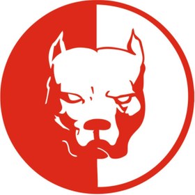 Resim Bak Karıştır Pitbull Sticker Model 2 - 15x15 Cm Kırmızı Renk 