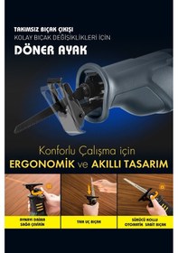 Resim Assur ASR617 750W Tilki Kuyruğu Testere Beyaz 