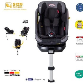 Resim Holmer Capsula Multipro Aero 3D Legfix İ-Size 360 Dönebilir 0-36 KG Oto Koltuğu 