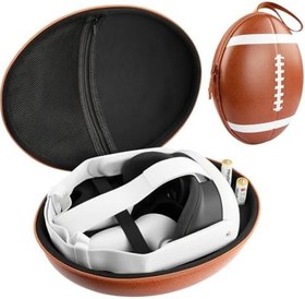 Resim RGEEK Quest 3 ve Kontrolörlerle Uyumlu Taşıma Çantası, Sert Geniş Alan, Seyahat Koruması, Su Geçirmez, Rugby rengi 