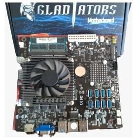 Resim Esonic 8 Li Mining Anakart (Işlemci + Fan Dahil) + 4Gb Ddr3 Ram 