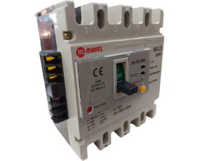 Resim Makel 4X125A 35KA Kaçak Akım Korumalı Kompak Şalter Açtırma Bobinli 